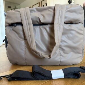 CALPAK Luka Duffel Chocolate Personal Item Carry on Fair Condition